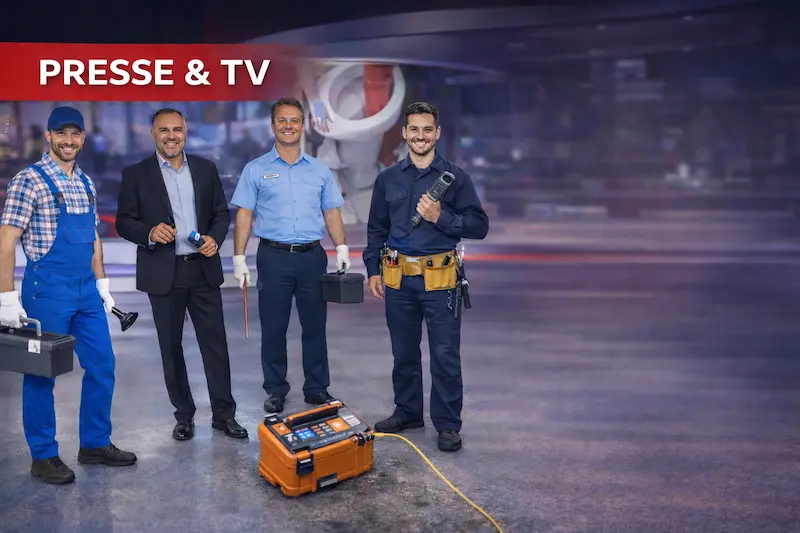 Presse & TV – Medienauftritte eines Sanitär- und Rohrreinigungsbetriebs aus Hamburg