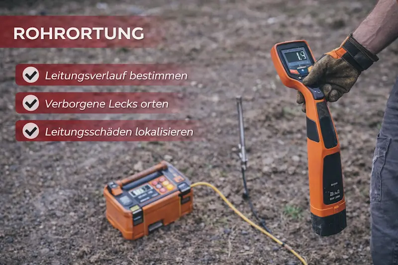 Rohrortung von Abwasserleitungen in Hamburg – Leitungsverlauf und Schäden präzise lokalisieren