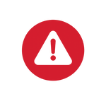 Das Icon zeigt eine Warnung